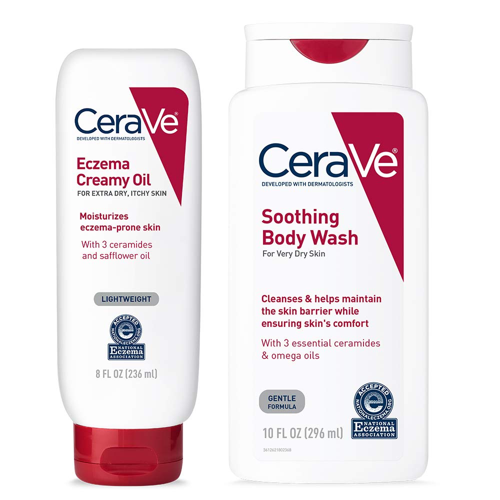 Amazon Com Cerave Eczema Daily Skin Care Set Contains Cerave Body Wash And Creamy Body Oil For Eczema Fragrance Free Beauty Amazon Com Cerave Eczema Daily Skin Care Set Contains Cerave Body Wash And Creamy Body Oil For Eczema Fragrance Free Beauty