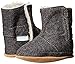 Robeez Morgan Bootie Crib Shoe (Infant), Grey, 6-12 Months M US Infant