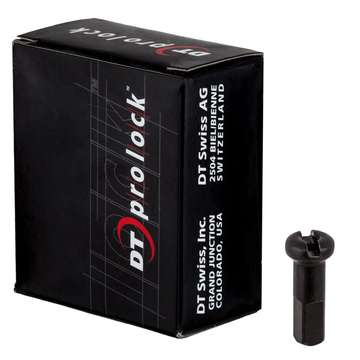 DT Swiss Prolock Brass Nipples Black (Box of 100) 2 x 14 mm