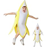 Tao-Ge Banana Costume Kids Boys Girls Halloween Toddler Kid Banana Fortnite Costume Peely Banana Outfit