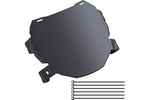 GIEDORS Downhill Electric Bike Number Plate for Surron Light Bee, Talaria Sting, E-Ride Pro SS, Universal Downhill Racing and E-Bikes, Durable Protective Plate