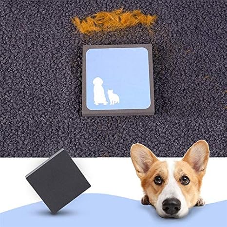 Hansel Pet Dog Cat Hair Cleaning Brush Foam Rubber Portable Hand