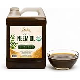 100% Pure Unrefined Virgin Cold Pressed Neem Oil 1 Gallon (128 FL.OZ)