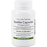 Zeolite 120 Capsules | Clinoptilolite 94% ±3 | 3X Activated | Natural Mineral Dust Less-Than 2 µm | Heiltropfen®