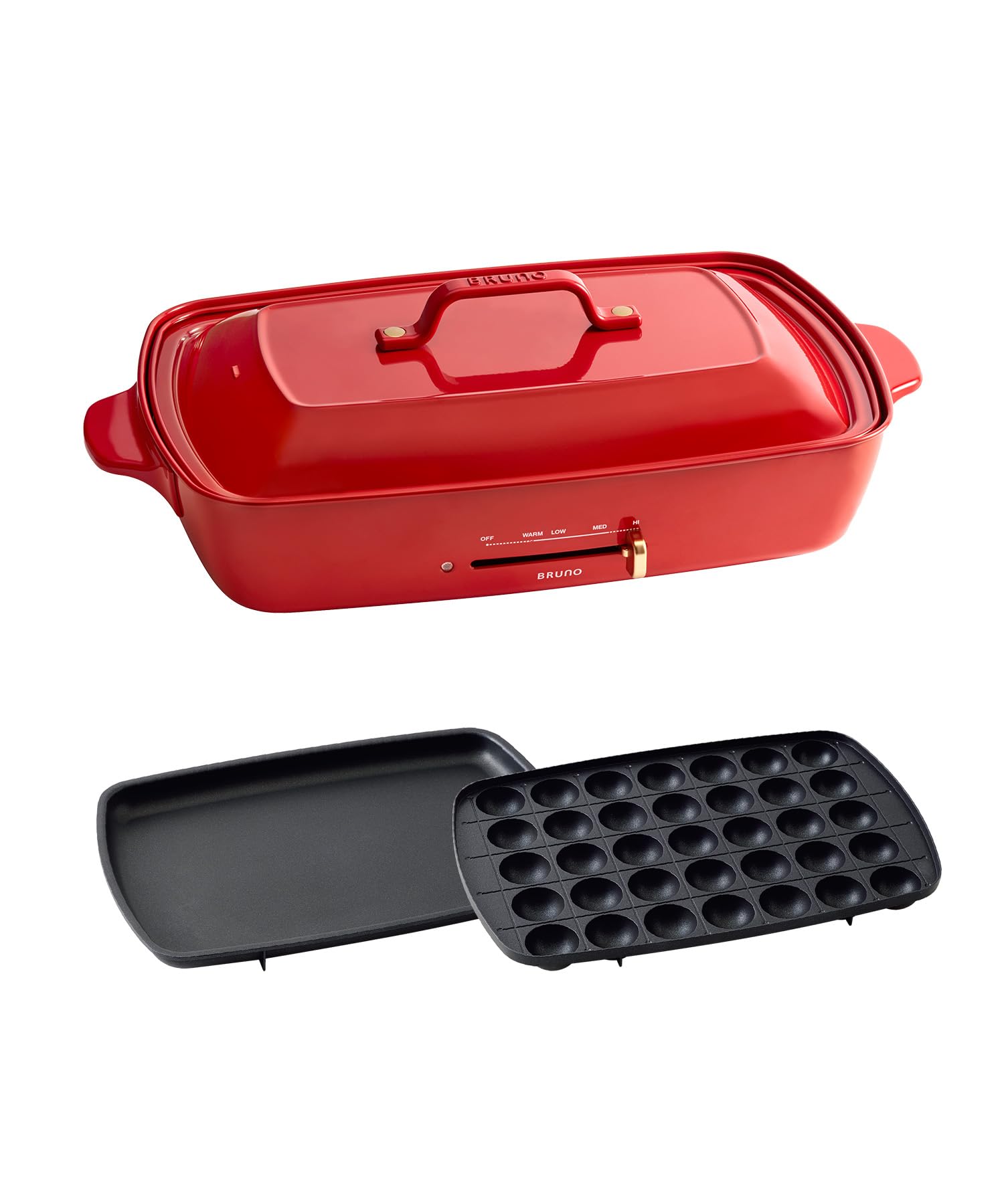 BRUNO ホットプレートグランデサイズ BOE026-RD レッド BOE026-RD商品画像