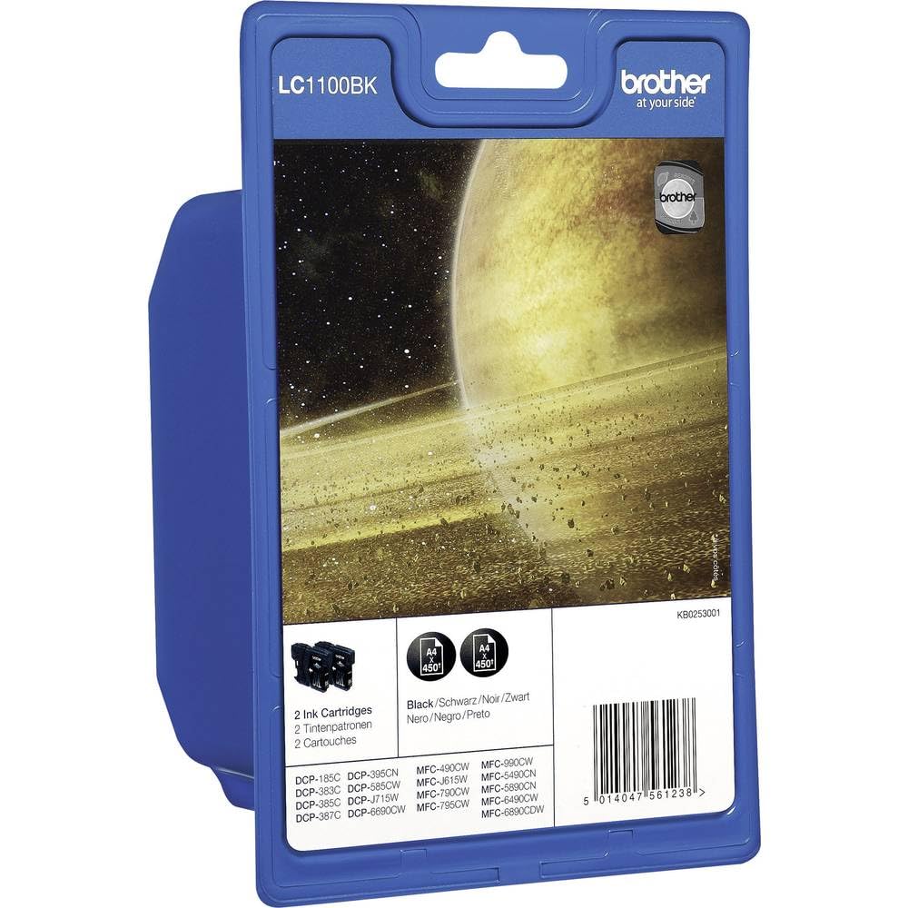 Brother Multipack Lc-1100Bk 2Xblk
