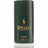 RALPH LAUREN FRAGRANCES Polo- Men's Deodorant - Woody & Spicy - With Grapefruit, Saffron, and Redwood - Alcohol-Free, Long Lasting - 2.6 Oz