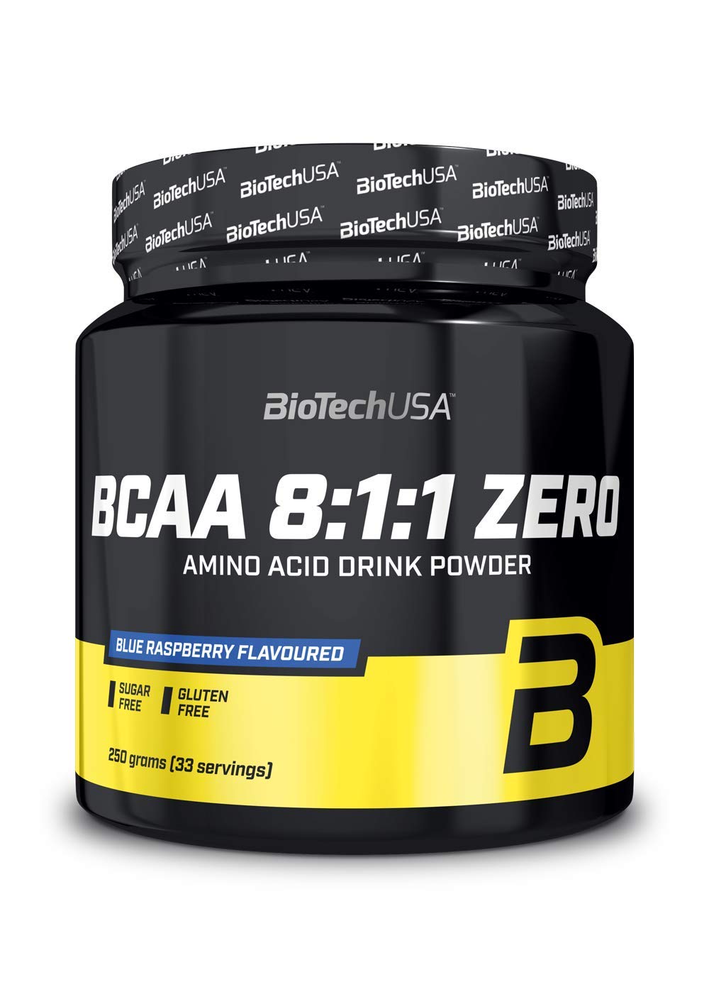 BioTechUSA Bcaa 8:1:1 Zero, Blue Raspberry, 250 g