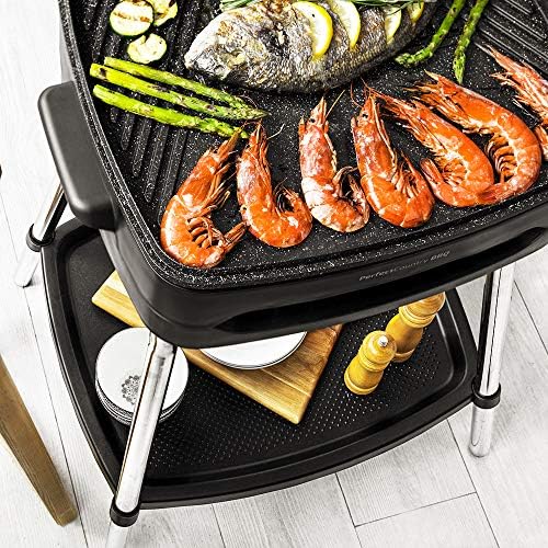 Cecotec Barbecue électrique PerfectCountry BBQ. avec Pieds, Couvercle et Plateau inférieur, Revêtement Rockstone, Plateau ramasse-Graisse, Surface 43 x 38cm, Température réglable, 2000 W - Mes Grillades Cecotec Barbecue électrique PerfectCountry BBQ. avec Pieds, Couvercle et Plateau inférieur, Revêtement Rockstone, Plateau ramasse-Graisse, Surface 43 x 38cm, Température réglable, 2000 W