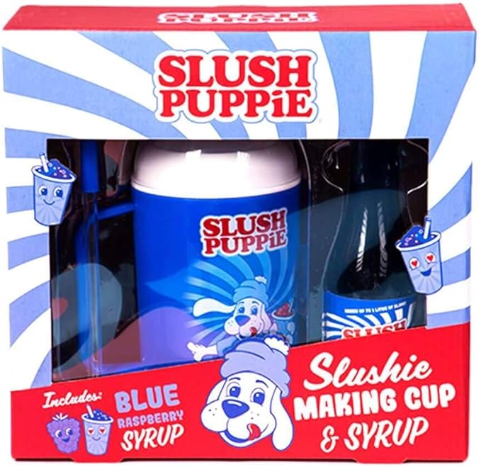 Slush Puppie Slushie Making Cup with Blue Raspberry Syrup Official