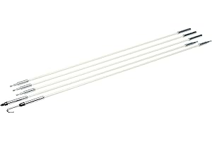 Greenlee 540-8M Glo Stix Kit With Bullet and J Hook Nose Tips, 3/16" x 8'