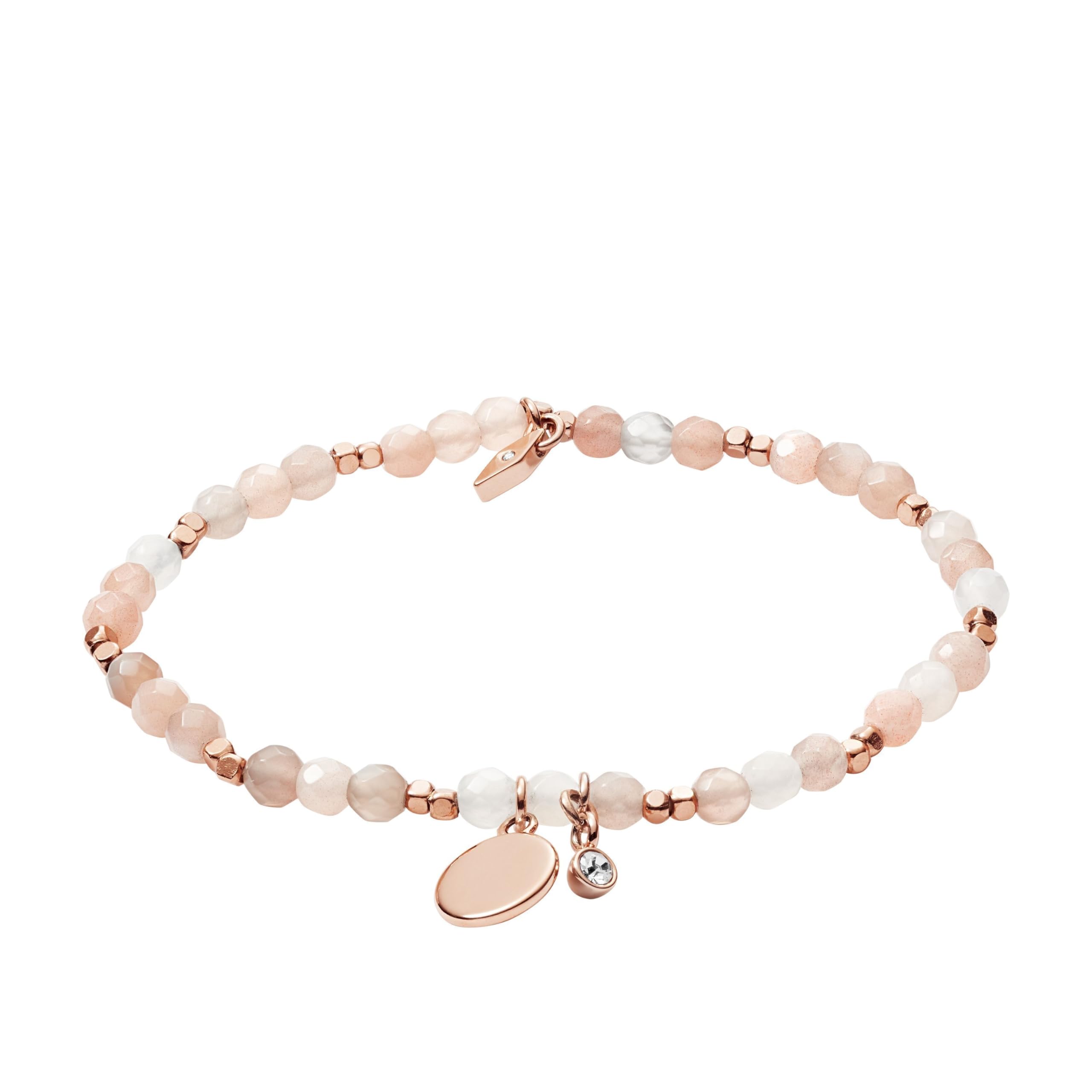 Fossil Bracelet for Women Wellness, Inner length: 165mm Nude Semi-Precious Bracelet, JA6945791
