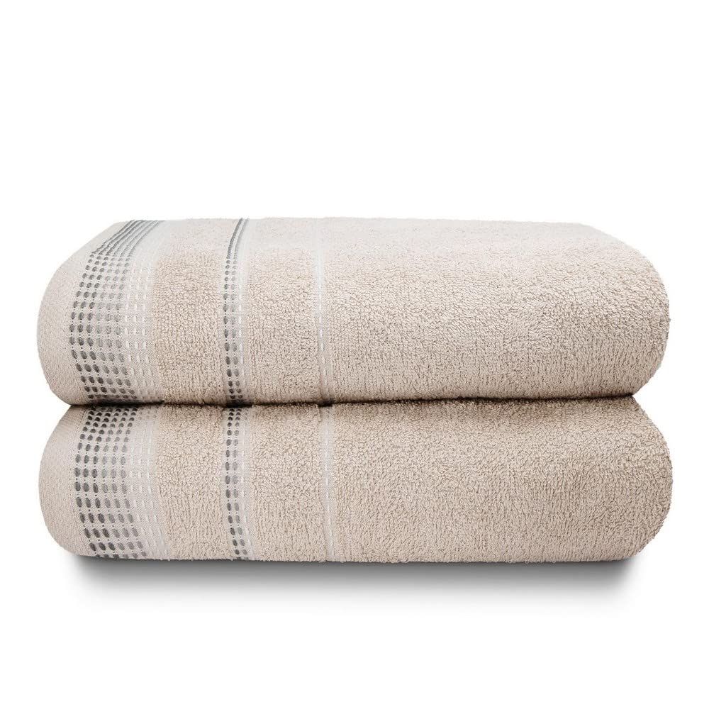 Rapport Luxury Berkley Bathroom 2 Piece Bath Set Natural