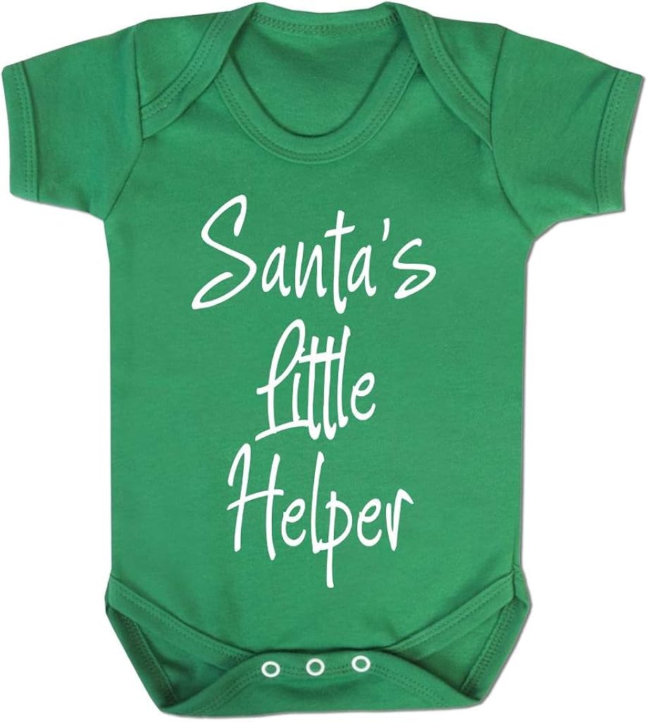 santa's little helper baby outfit