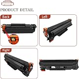 ASEKER Compatible 83X CF283X Toner Cartridge HP M201 M127 M125 M225 (2 Black) view 4