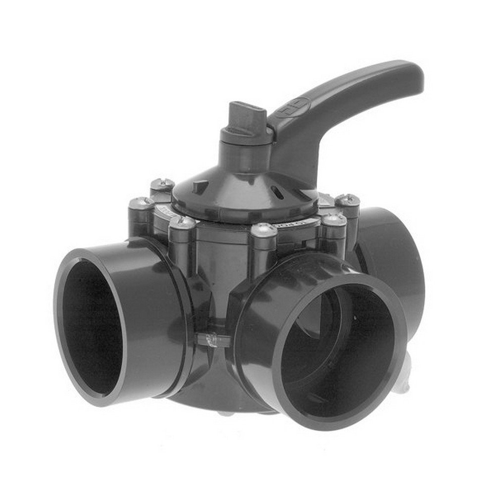 Photo 1 of Hayward PSV3S2DGR PVC 2-Way Pool Check Diverter Valve