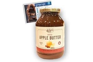 Spiced Apple Butter Bundle includes Cracker Barrel Spiced Apple Butter (28 oz) and Olbos Recipe Card. Delicious Spread with Cinnamon & Clove Flavors