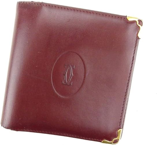 Amazon カルティエ Cartier 二つ折り 財布 ボルドー マストライン レディース メンズ 中古 G1269 Cartier カルティエ 財布