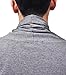 COOFANDY Mens Ruffle Shawl Collar Open Front Lightweight Long Length Drape Cape Overcoat Sweater with Pockets Grey Large