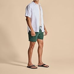 OLUKAI Pili Men's Leather Sandals, Sleek