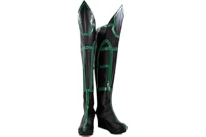 GOTEDDY Hela Cosplay Shoes Goddess Death Boots Black - Women's