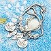 lauhonmin 2pcs BBF Best Friends No Matter Where Compass Split Broken Heart Double Bracelets Set Friendship Gift (Charm Bracelet)