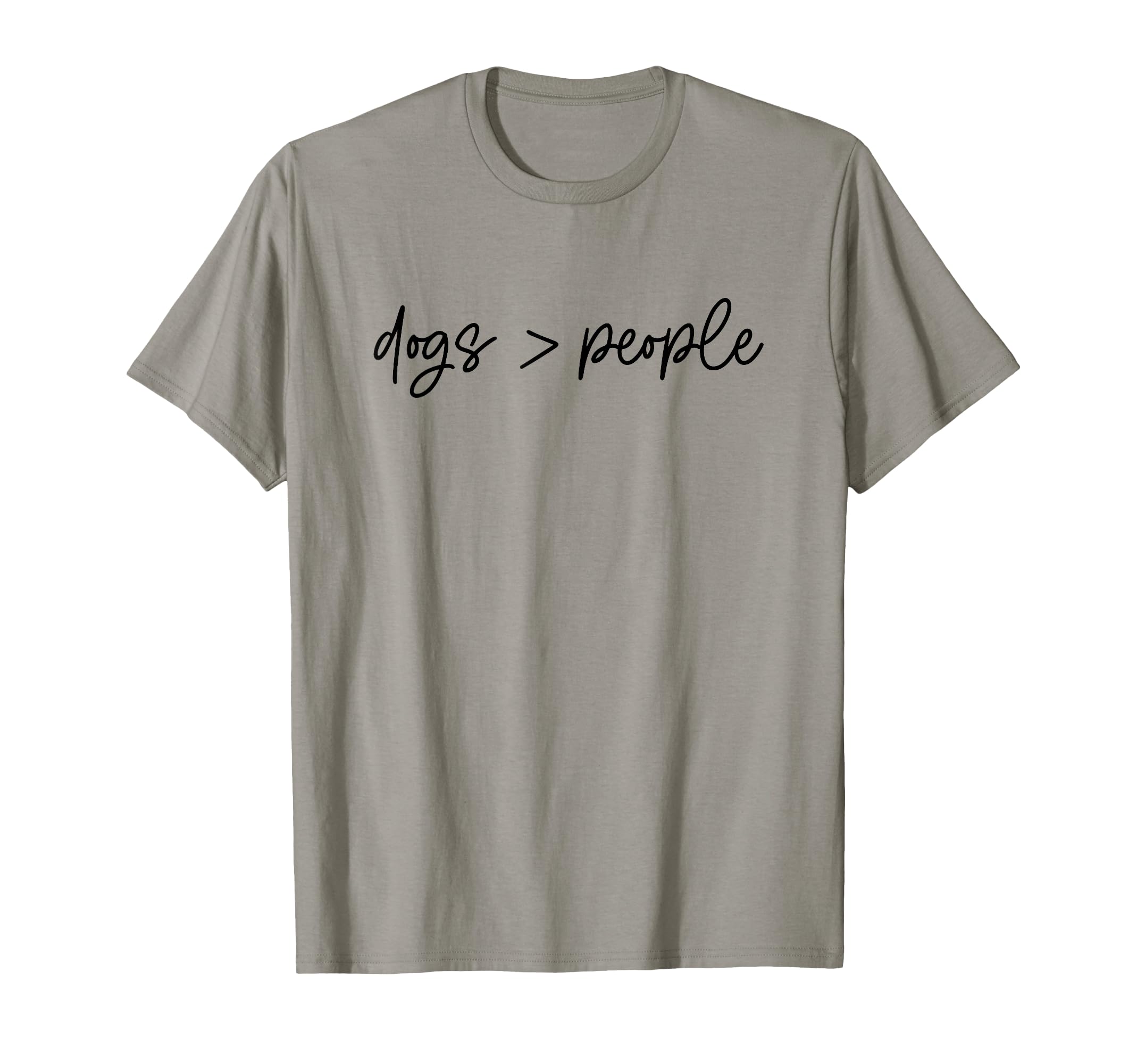DOGS > PEOPLE Animals are greater than Humans Funny Dog Meme T-Shirt