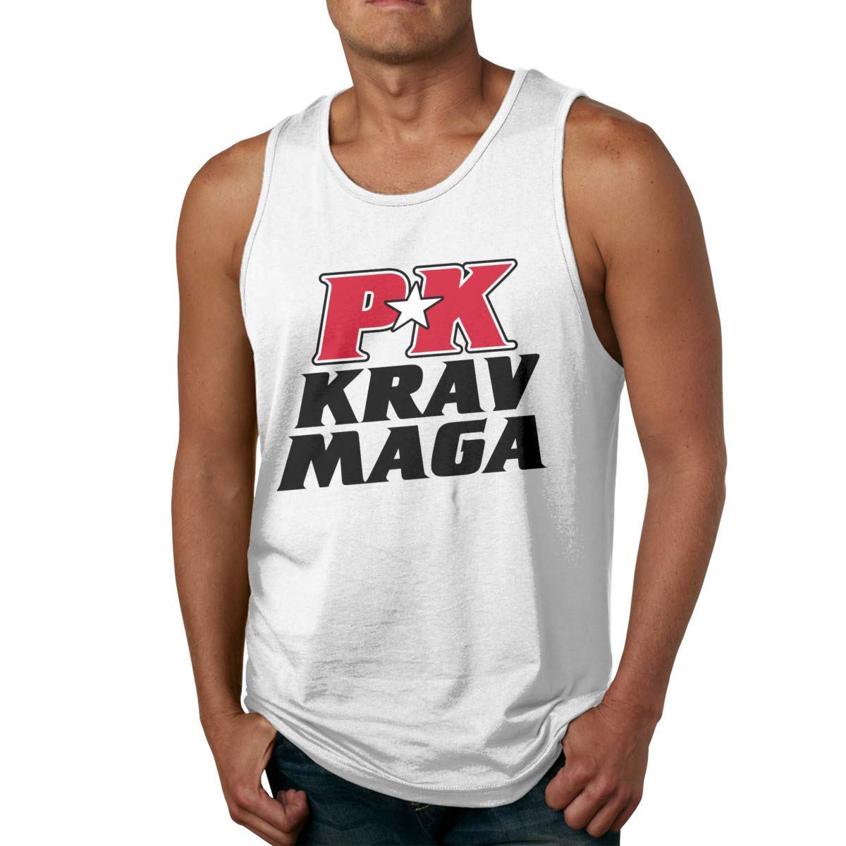 Macwe Man Krav Maga Workout Sleeveless Tank Top Summer Sport T Shirts
