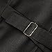 Hanayome Men's Double-Breasted Leisure Business Suit Dress Vest Waistcoat VS02 (Black, XL)