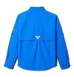 Columbia Youth Boys Bahama Long Sleeve Shirt, Blue