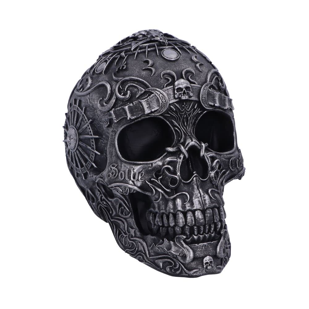 Nemesis Now Baphomet's Worship Skull, Grey, 19.5cm