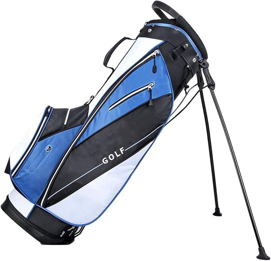 Golf Stand Bag, Portable Golf Bag with 14 Way Divider Waterproof WearResistant Durable Fabric