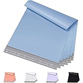 Metronic Poly Mailers 19x24 Inch 100 Pcs | Large Shipping Bags for Clothing, Small Business | Strong Thick Mailing Bags with Self Adhesive | Waterproof and Tear-Proof Large Package Bags in Haze Blue