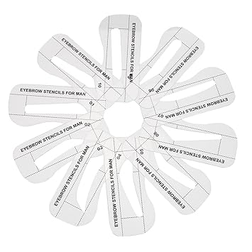 Amazon Com Jocestyle 10pcs Men S Eyebrow Shaping Stencils