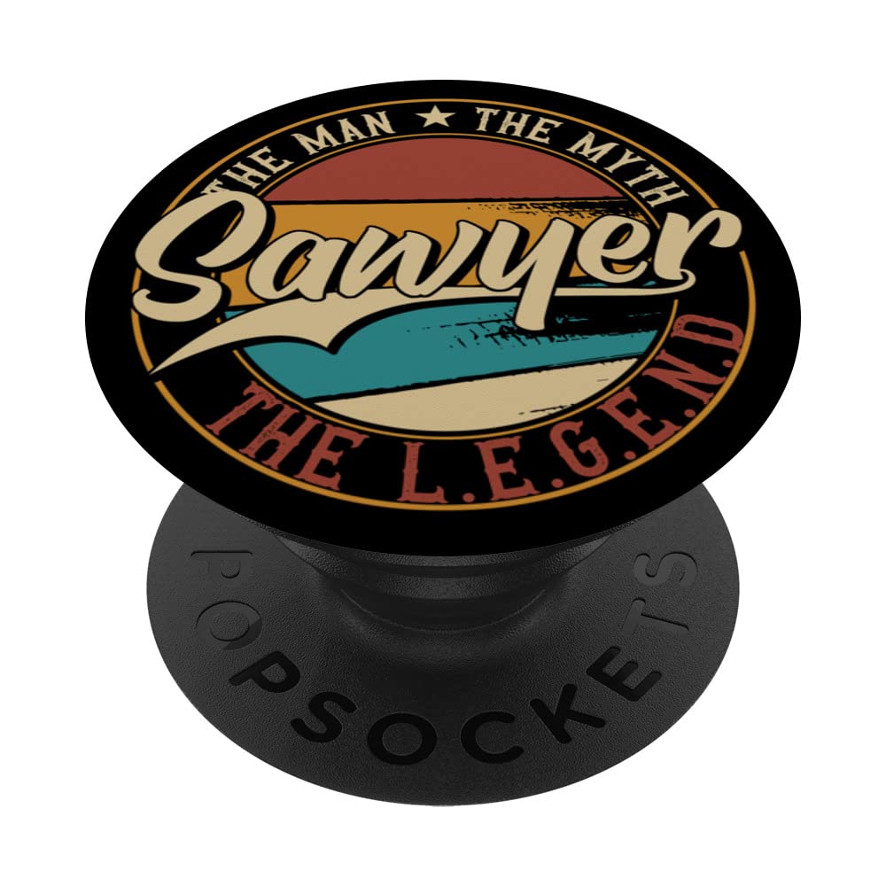 Sawyer The man the myth the legend PopSockets Swappable PopGrip