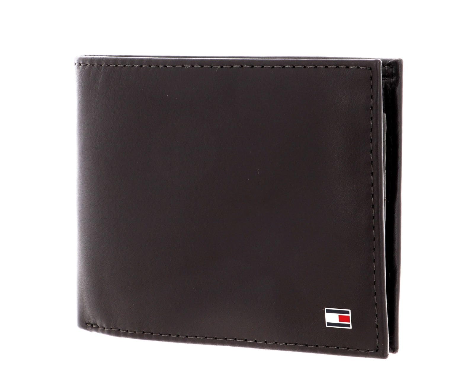 Tommy Hilfiger Men’s Eton Wallet with Coin Pocket, Brown (Brown), One Size