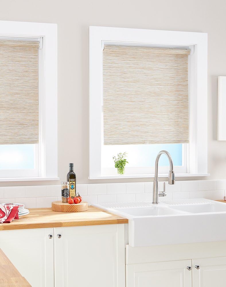CurtainworksKenza Window Shade, 47" W x 64" L, Natural