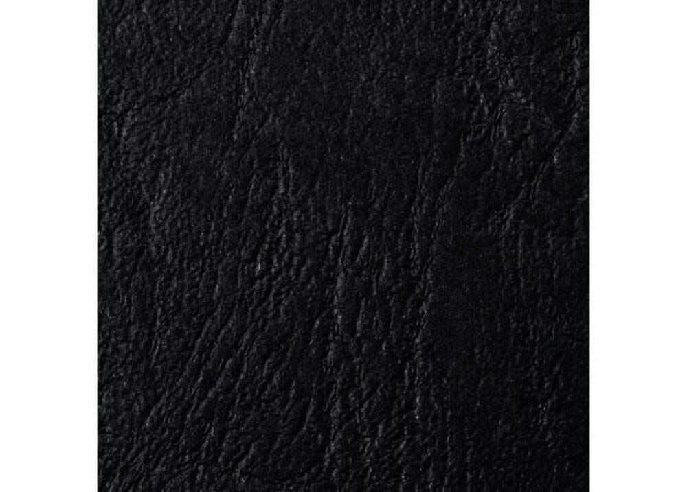GBC 46700E A4 Leather Grain Binding Covers 250gsm - Black