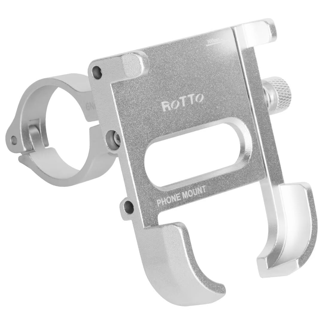 ROTTO Bike Phone Holder Bicycle Phone Mount 360°Rotation Aluminum Universal — image 1