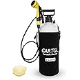 Gartol 2 Gallon Portable Shower with Handheld Showerhead, Silicone Bath Massage Brush, and Thermal Insulation Bag, High-Pressure Camping, Surf, Dog Shower Sprayer
