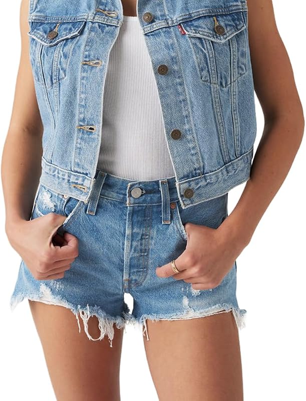 Damen 501® Original Shorts Denim Shorts,Oxnard Athens Mid Short,30W — Foto 3 von 8