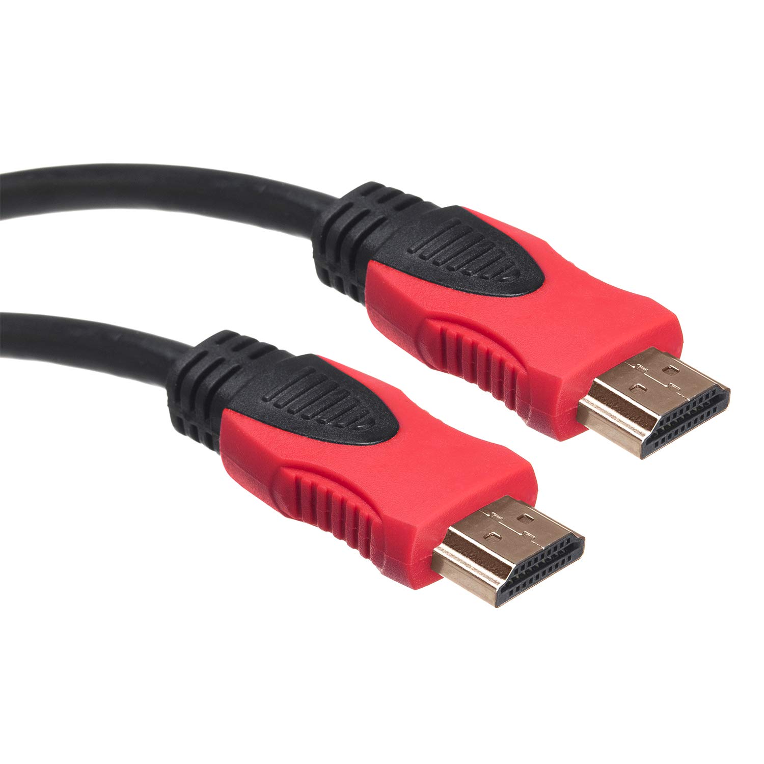 Maclean Gold HDMI to HDMI v1.4 Cable Audio 3D Video Visual Connection Lead w Ferrite Beads (3M)
