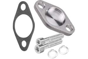 EGR Valve Blanking Block Plate, 8mm EGR Valve Blanking Plate Kit with Gasket for E53 E38 E39 E46 X5