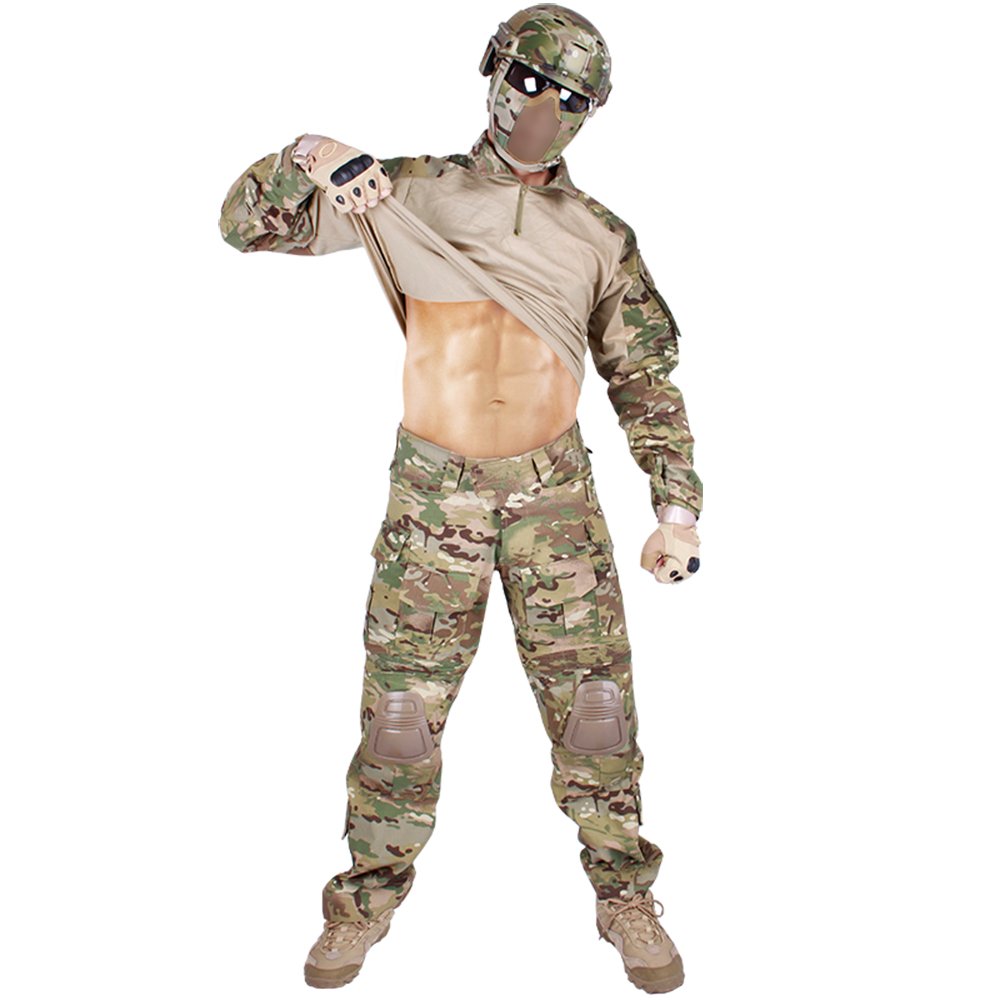 Men US Army G3 Combat Uniform Shirt Pants Set Military Airsoft