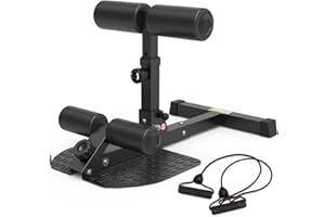 leikefitness Deep Sissy Squat Bench Core Workout Multifunctional Leg Exercise Machine for Home Gym