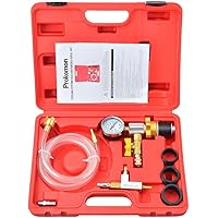 Prokomon Coolant Vacuum Refill Kit; Coolant Vacuum Filler Tool with 4 Adapters; Cooling System Vacuum Purge and Refill Kit; R