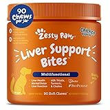 Zesty Paws Liver Support Supplement for Dogs - with