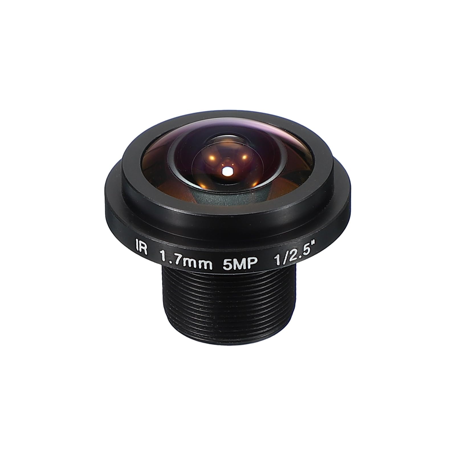 PATIKIL 1.7mm CCTV Camera Lens, F2.0 FPV Security Lens 5MP 185° Wide Angle Board M12 Threaded Dia for IP Camera Panoramic