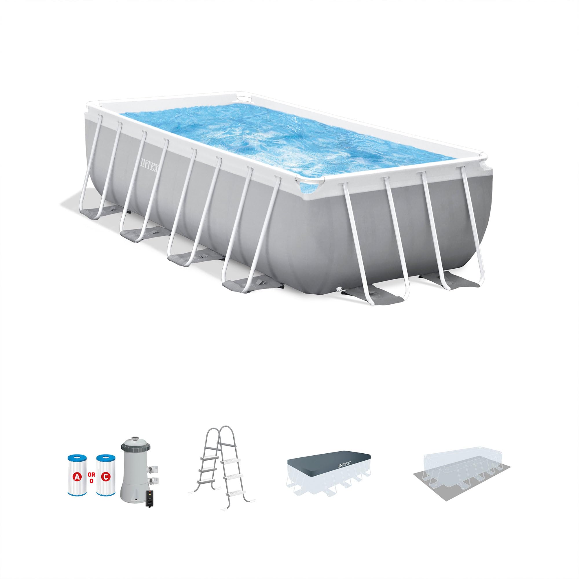 Mua 26791EH Prism Frame Premium Rectangular Above Ground Swimming Pool ...