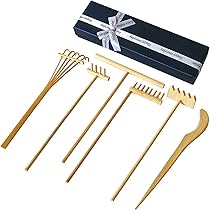 Field Tools LUDENS　唐草Mini Bloom KARAKUSA Amazon.com : FONDOTIN Bamboo Mini Rake Sand Garden Tool Set